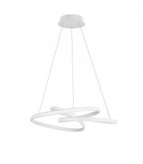 Menton Integrated LED Pendant Ceiling Light Sandy White Aluminium LED 43W 3013Lm 3000K-1