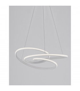 Menton Integrated LED Pendant Ceiling Light Sandy White Aluminium LED 43W 3013Lm 3000K-2
