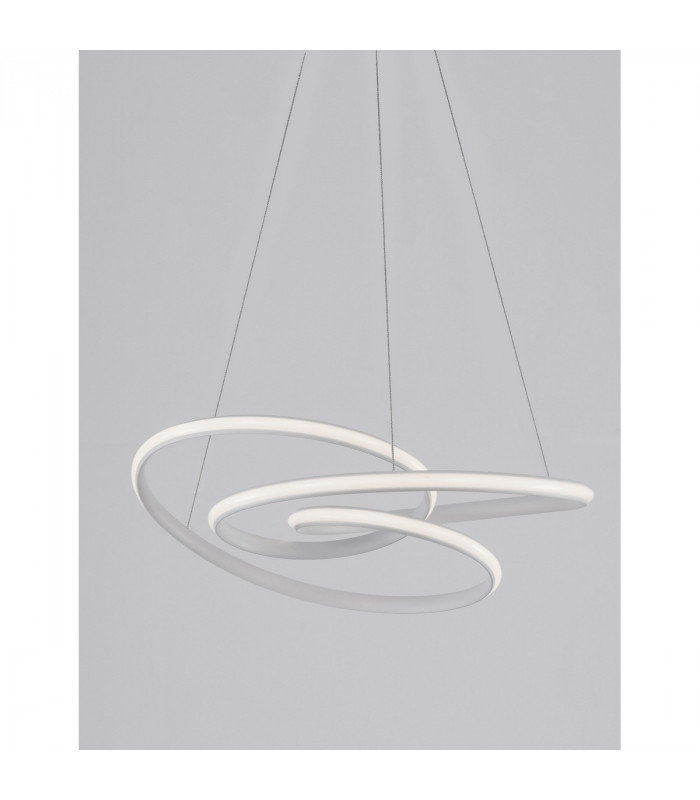Menton Integrated LED Pendant Ceiling Light Sandy White Aluminium LED 43W 3013Lm 3000K-2