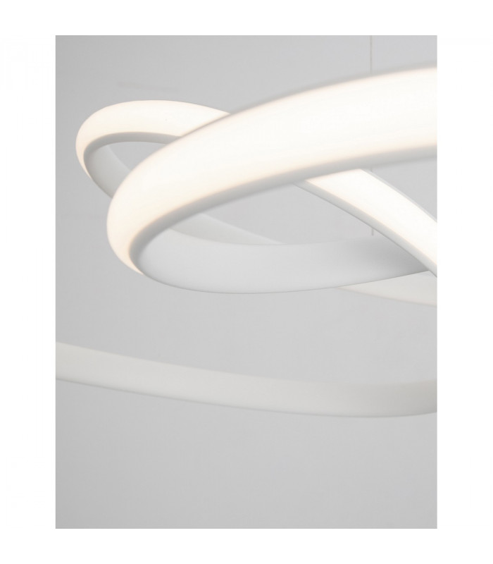 Menton Integrated LED Pendant Ceiling Light Sandy White Aluminium LED 43W 3013Lm 3000K-5