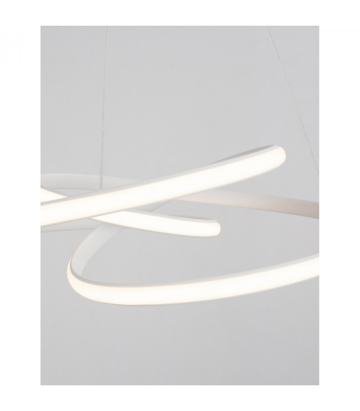 Menton Integrated LED Pendant Ceiling Light Sandy White Aluminium LED 43W 3013Lm 3000K-6