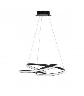 Menton Integrated LED Pendant Ceiling Light Sandy Black Aluminium LED 43W 3013Lm 3000K-1