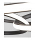 Menton Integrated LED Pendant Ceiling Light Sandy Black Aluminium LED 43W 3013Lm 3000K-5