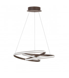 Menton Integrated LED Pendant Ceiling Light Sandy Coffee Aluminium LED 43W 3013Lm 3000K-1