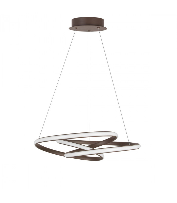 Menton Integrated LED Pendant Ceiling Light Sandy Coffee Aluminium LED 43W 3013Lm 3000K-1