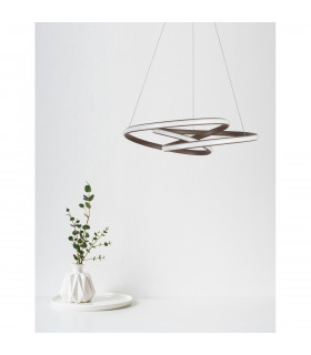Menton Integrated LED Pendant Ceiling Light Sandy Coffee Aluminium LED 43W 3013Lm 3000K-2