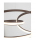 Menton Integrated LED Pendant Ceiling Light Sandy Coffee Aluminium LED 43W 3013Lm 3000K-4