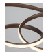 Menton Integrated LED Pendant Ceiling Light Sandy Coffee Aluminium LED 43W 3013Lm 3000K-6