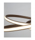 Menton Integrated LED Pendant Ceiling Light Sandy Coffee Aluminium LED 43W 3013Lm 3000K-7