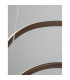 Menton Integrated LED Pendant Ceiling Light Sandy Coffee Aluminium LED 43W 3013Lm 3000K-8