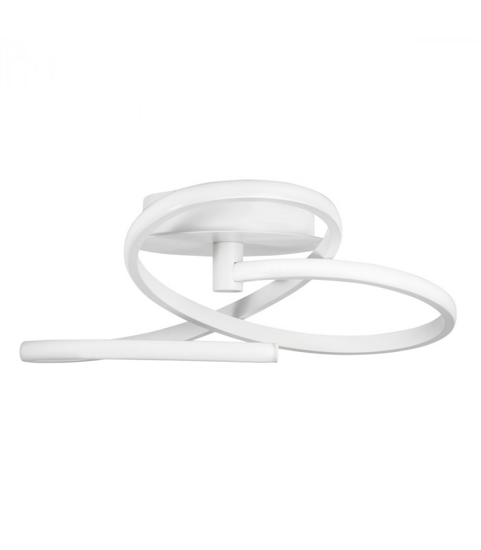 Fusion Integrated LED Semi Flush Light White Aluminium LED 40W 3017Lm 3000K-1