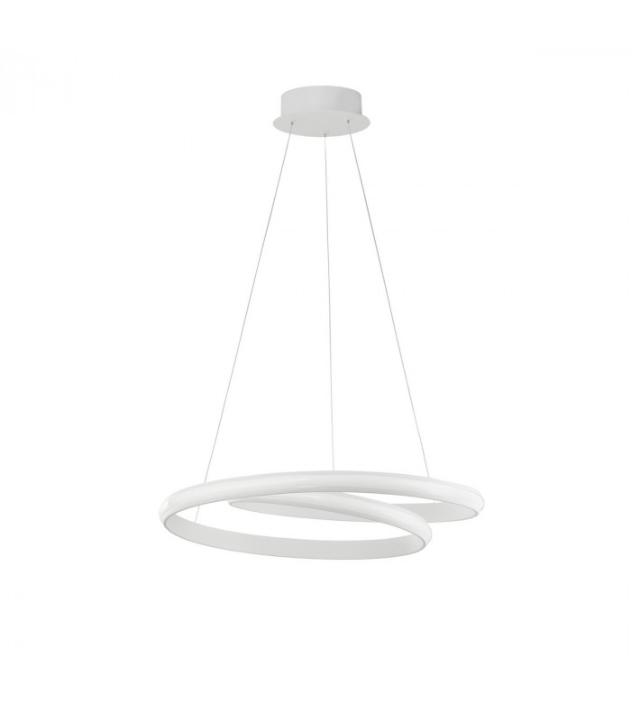 Malvi Integrated LED Pendant Ceiling Light Sandy White Aluminium LED 32W 2745Lm 3000K-3