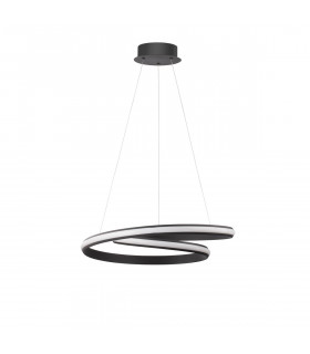 Malvi Integrated LED Pendant Ceiling Light Sandy Black Aluminium LED 32W 2745Lm 3000K-1