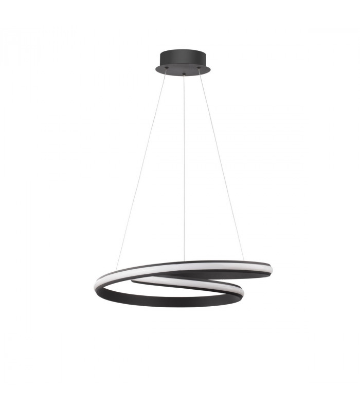 Malvi Integrated LED Pendant Ceiling Light Sandy Black Aluminium LED 32W 2745Lm 3000K-1