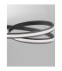 Malvi Integrated LED Pendant Ceiling Light Sandy Black Aluminium LED 32W 2745Lm 3000K-5