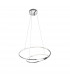 Viareggio Integrated LED Pendant Ceiling Light Chrome Aluminium LED 29W 2000Lm 3000K-3
