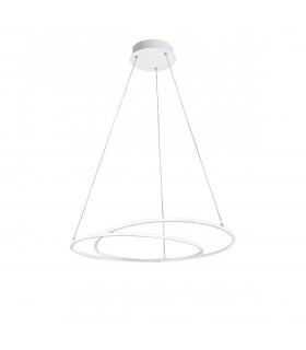 Viareggio Integrated LED Pendant Ceiling Light White Aluminium LED 29W 2000Lm 3000K-1