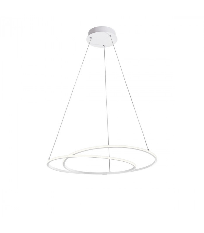 Viareggio Integrated LED Pendant Ceiling Light White Aluminium LED 29W 2000Lm 3000K-1