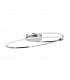 Viareggio Integrated LED Semi Flush Light Chrome Aluminium LED 28W 1950Lm 3000K-1