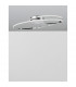Viareggio Integrated LED Semi Flush Light Chrome Aluminium LED 28W 1950Lm 3000K-3