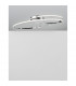 Viareggio Integrated LED Semi Flush Light Chrome Aluminium LED 28W 1950Lm 3000K-4