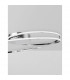 Viareggio Integrated LED Semi Flush Light Chrome Aluminium LED 28W 1950Lm 3000K-6