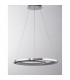 Galaxy Integrated LED Pendant Ceiling Light Chrome Aluminium White Metal LED 47.5W 2280Lm 3000K-3