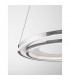 Galaxy Integrated LED Pendant Ceiling Light Chrome Aluminium White Metal LED 47.5W 2280Lm 3000K-5