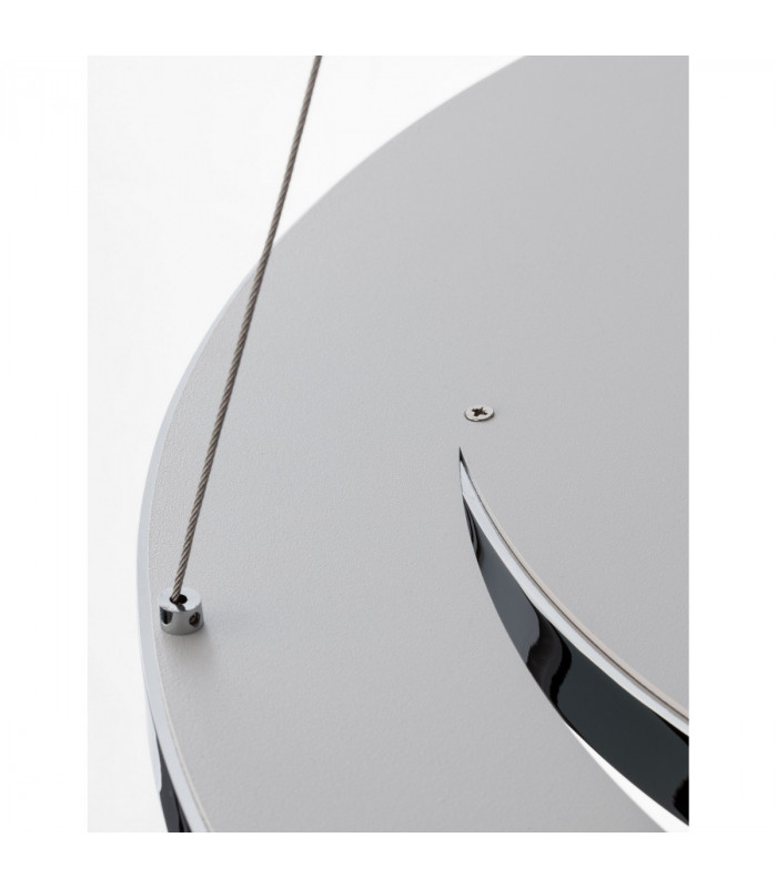 Galaxy Integrated LED Pendant Ceiling Light Chrome Aluminium White Metal LED 47.5W 2280Lm 3000K-6
