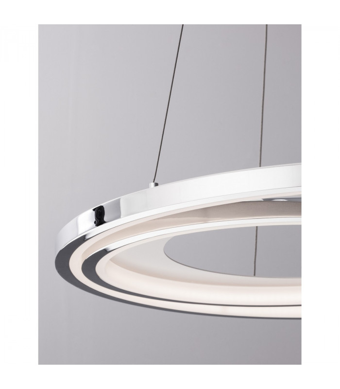 Galaxy Integrated LED Pendant Ceiling Light Chrome Aluminium White Metal LED 47.5W 2280Lm 3000K-7