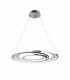 Galaxy Integrated LED Pendant Ceiling Light Chrome Aluminium White Metal LED 85W 4080Lm 3000K-1
