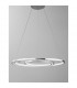 Galaxy Integrated LED Pendant Ceiling Light Chrome Aluminium White Metal LED 85W 4080Lm 3000K-2