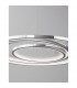 Galaxy Integrated LED Pendant Ceiling Light Chrome Aluminium White Metal LED 85W 4080Lm 3000K-6