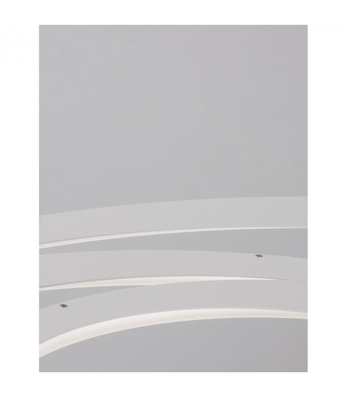 Galaxy Integrated LED Pendant Ceiling Light Chrome Aluminium White Metal LED 85W 4080Lm 3000K-7