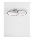 Galaxy Integrated LED Semi Flush Light Chrome Aluminium White Metal LED 34.5W 1656Lm 3000K-2