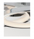 Galaxy Integrated LED Semi Flush Light Chrome Aluminium White Metal LED 34.5W 1656Lm 3000K-5
