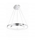 Aria Integrated LED Pendant Ceiling Light Chrome Aluminium Adjustable LED 85W 4500Lm 3000K-3