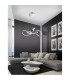 Foligno Integrated LED Pendant Ceiling Light Chrome Aluminium Adjustable LED 39W 2340Lm 3000K Dimmable-2