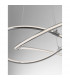 Martino Integrated LED Pendant Ceiling Light Chrome Aluminium LED 50W 3250Lm 3000K-3