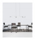 Cesena Bar Pendant Ceiling Light Chrome Aluminium LED 42W 2750Lm 3000K-2