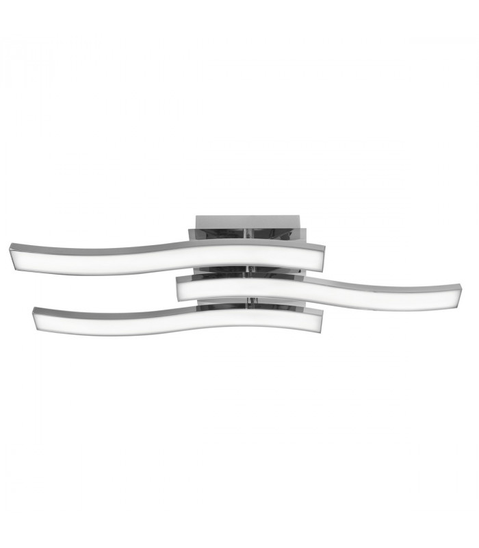 Cesena Integrated LED Semi Flush Light Chrome Aluminium LED 63W 4100Lm 3000K-1