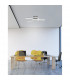 Cesena Integrated LED Semi Flush Light Chrome Aluminium LED 63W 4100Lm 3000K-2