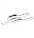 Cesena Integrated LED Semi Flush Light Chrome Aluminium LED 63W 4100Lm 3000K-3