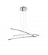 Seville Bar Pendant Ceiling Light Chrome Aluminium LED 38W 2650Lm 3000K-1