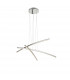 Seville Bar Pendant Ceiling Light Chrome Aluminium LED 38W 2650Lm 3000K-3