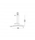 Seville Bar Pendant Ceiling Light Chrome Aluminium LED 38W 2650Lm 3000K-5