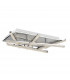 Seville Integrated LED Semi Flush Light Chrome Aluminium LED 49W 3500Lm 3000K-1