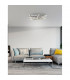 Seville Integrated LED Semi Flush Light Chrome Aluminium LED 49W 3500Lm 3000K-2