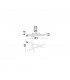 Seville Integrated LED Semi Flush Light Chrome Aluminium LED 32W 2400Lm 3000K-3