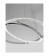 Livorno Integrated LED Pendant Ceiling Light Chrome Aluminium Adjustable LED 29W 2010Lm 3000K-4